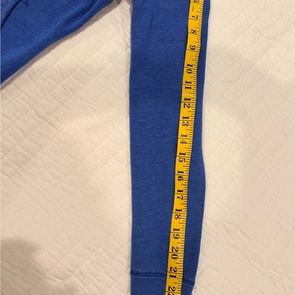Vintage Abercrombie Kids Blue Zip-Up Hoodie with Logo - Picture 5 of 6